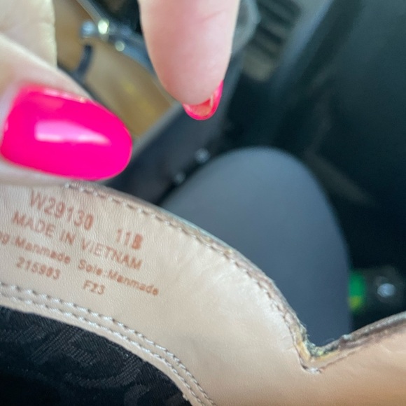 Cole Haan Dark Brown Leather Ankle Boots Sz11 - Picture 7 of 10